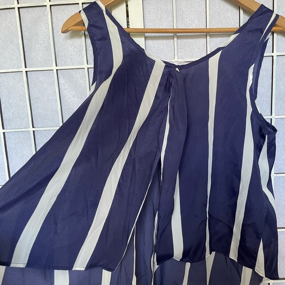 BCBG Generation flowy striped tank top Small - Picture 3 of 6